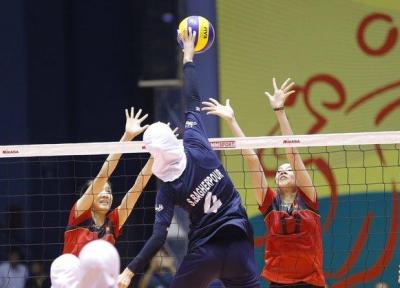 دیدار بانوان والیبال ایران با چین تایپه در نخستین روز قهرمانی آسیا
